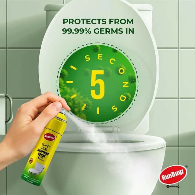 Runbugz Toilet Seat Sanitizer Spray (75 Ml) - Pack Of 1