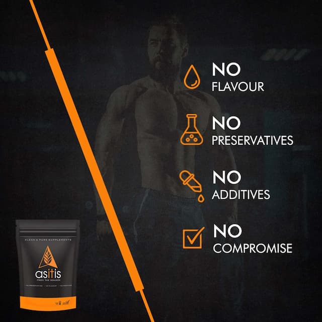 As-It-Is Nutrition Creapure -German Made Micronized Creatine Monohydrate, Unflavoured 100g Pouch