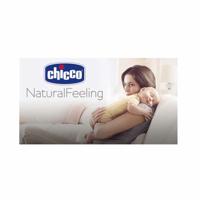 Chicco Natural Feeling Feeding Bottle 6m+ 330 Ml Blue