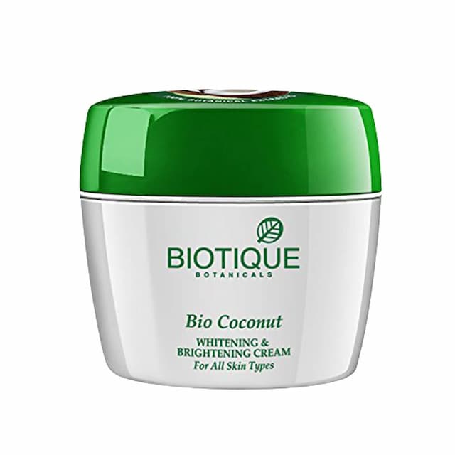 Biotique Bio Coconut (Whitening & Brightening Cream For All Skin Types) 175 Gm