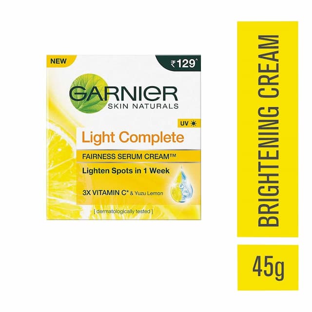 Garnier Light Complete Serum Cream 45 Gm With Body Lotion 125 Ml Kit 1