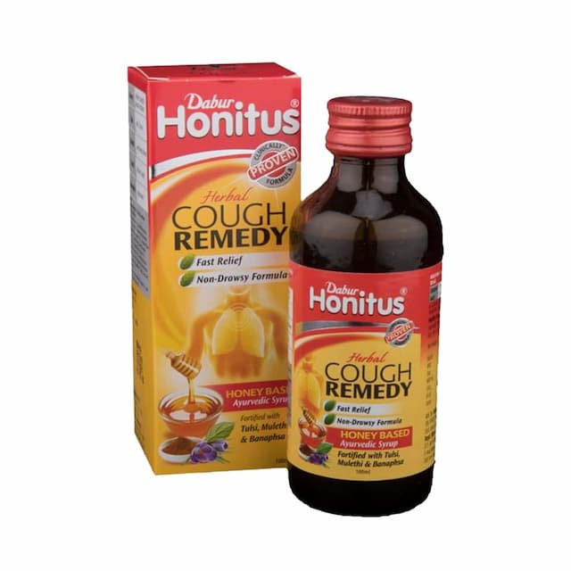Dabur Honitus Mixed Fruit Syrup For Cold And Cough 100 Ml