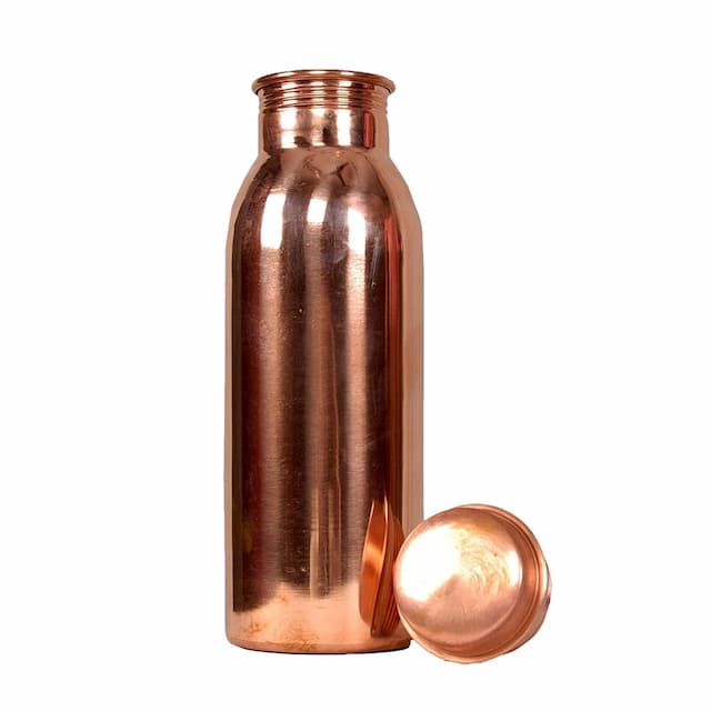 Ask Plain Copper Water Bottle 750 Ml