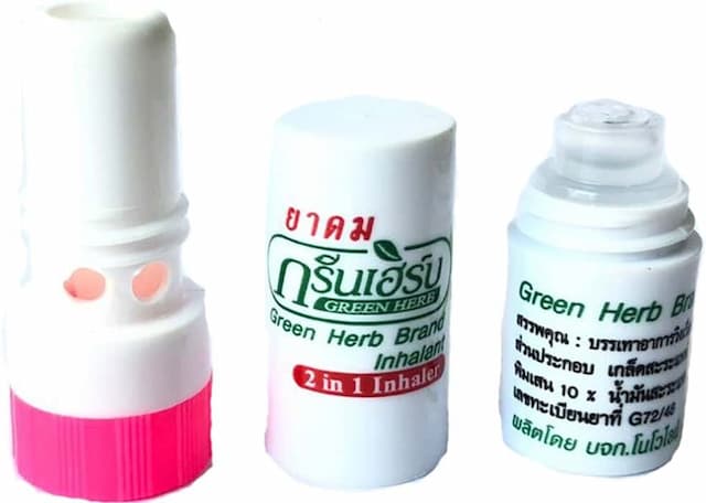 Green Herb Brand Inhalant 2 In 1 Inhaler