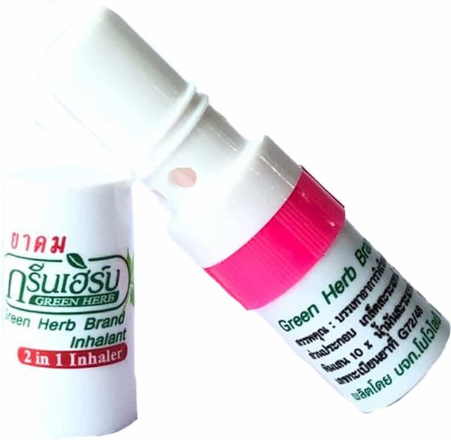 Green Herb Brand Inhalant 2 In 1 Inhaler