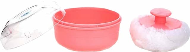 Mee Mee Soft Feel Powder Puff With Powder (Pink)