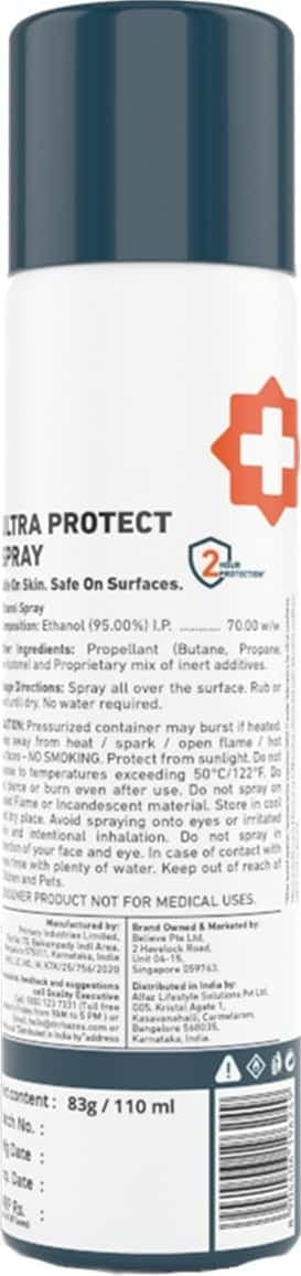 Dr Rhazes Ultra Protect Spray | 2 Hour Protection (83 Gm / 110 Ml)