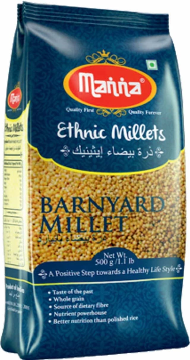 Manna Barnyard Millet 500g Pouch| Nutrition Food