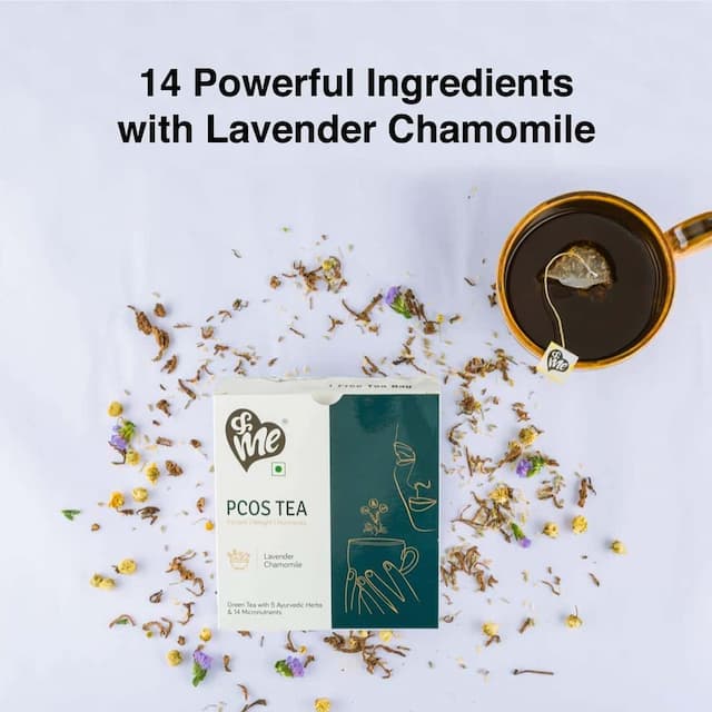 Andme Pcos Pcod Tea For Hormonal Balance Weight Management (Lavender Chamomile )- 30 Tea Bags