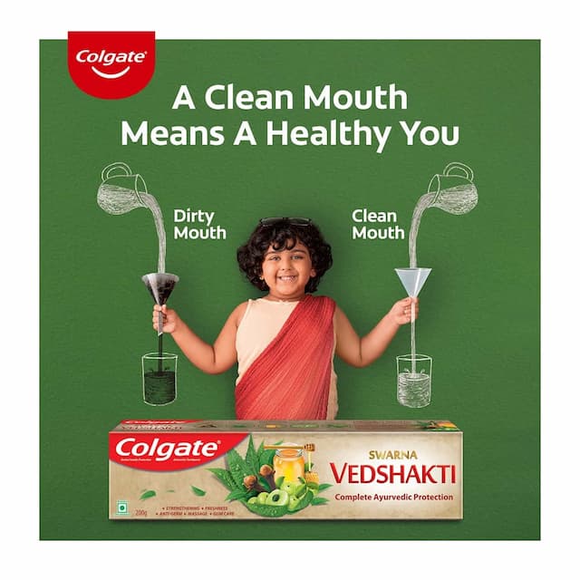 Colgate Swarna Vedshakti Toothpaste 2*200 Gm
