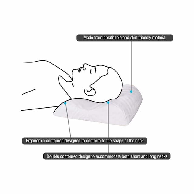 Vissco Cervical Contoured Pillow - Large