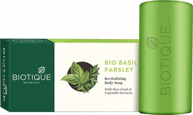 Biotique Bio Basil & Parsley Revitalizing Body Soap - 150 Gm