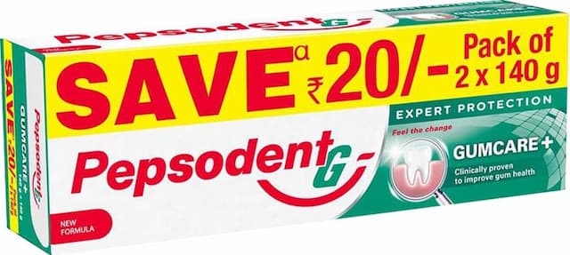 Pepsodent Expert Protection Gum Care Toothpaste - 280 Gm (140+140)