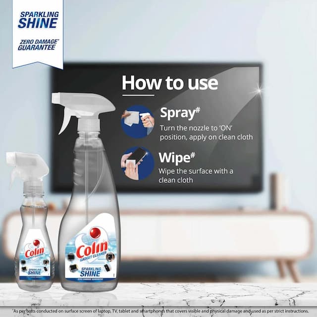 Colin Gadget Cleaner Spray, Suitable For Tv, Mobile Phone, Laptop And Tablets - 500ml