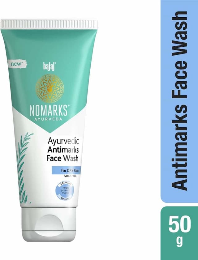 Bajaj Nomarks Ayurvedic Antimarks Face Wash - Dry Skin - 50g