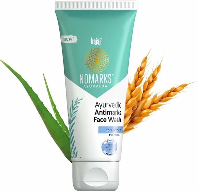 Bajaj Nomarks Ayurvedic Antimarks Face Wash - Dry Skin - 50g