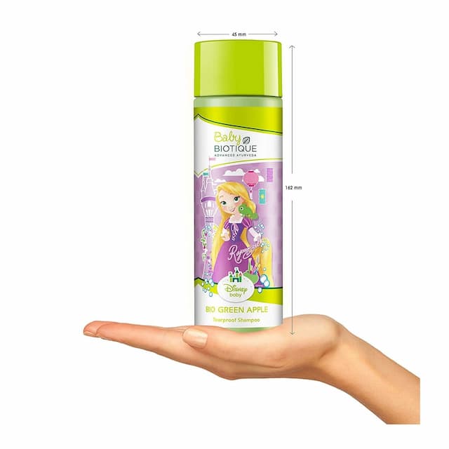 Disney Baby Bio Green Apple Baby Princess Tearproof Shampoo 190 Ml