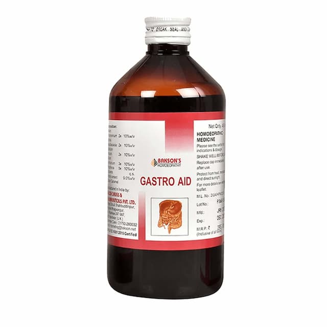 Baksons Gastro Aid Syrup 450 Ml