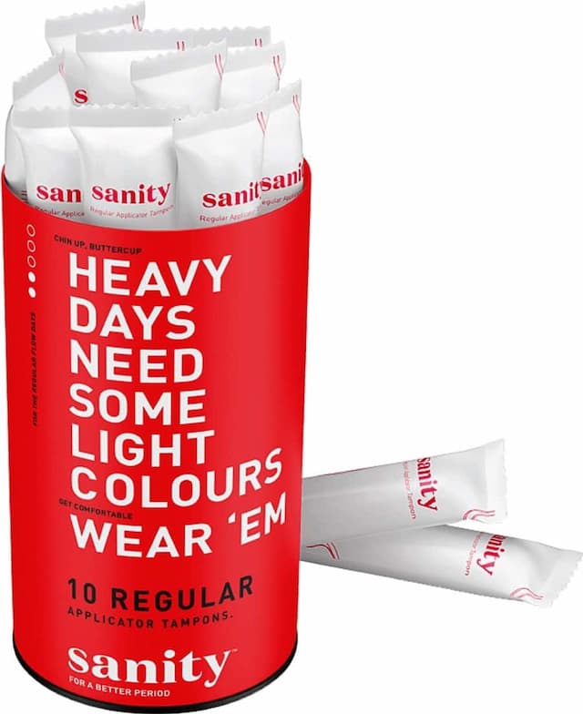 Sanity Regular Applicator Tampons - Pack Of 10