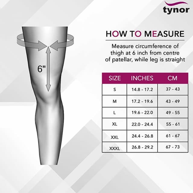 Tynor J 01 Knee Support Hinged Neoprene Size Small