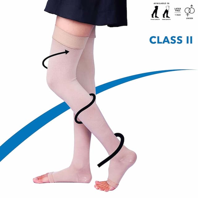 Sorgen Royale Soft Class Ii Varicose Veins Stockings Thigh Length (Xl)