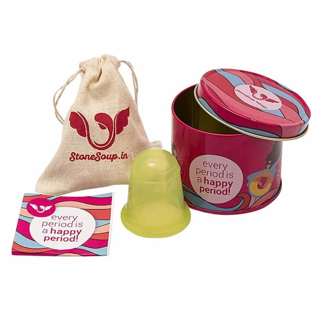 Stonesoup Wings Green Soft Menstrual Cup 1