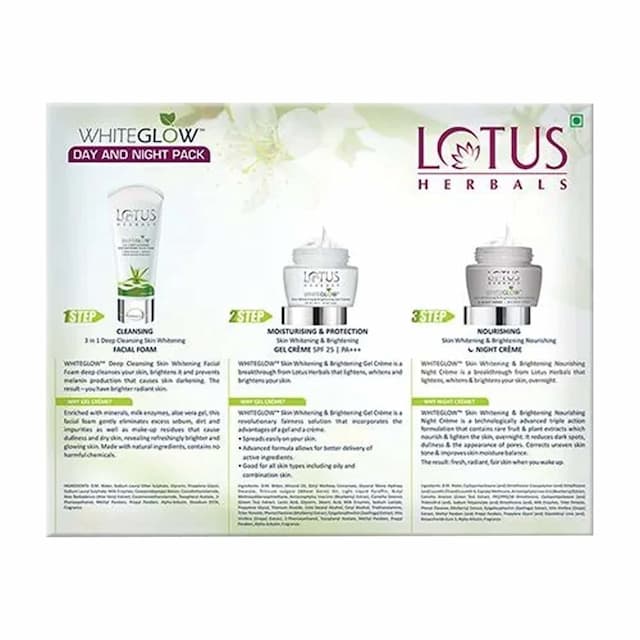 Lotus Whiteglow Day And Night Combo Pack