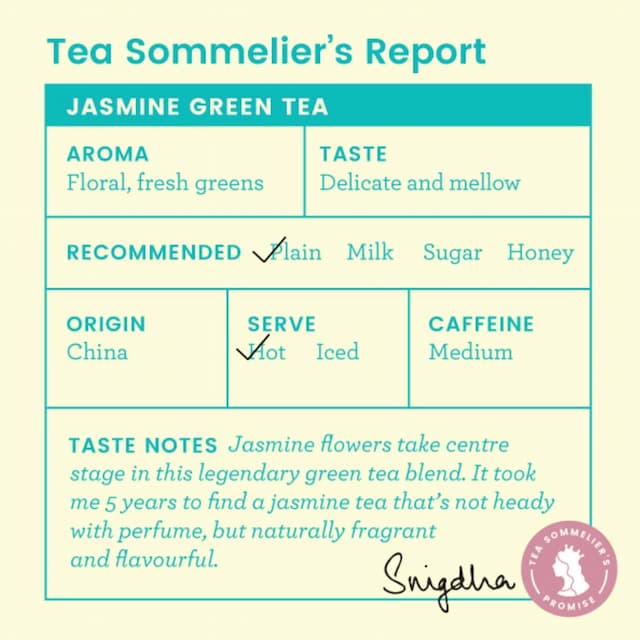 Tea Trunk Jasmine Green Tea- 100g Tin