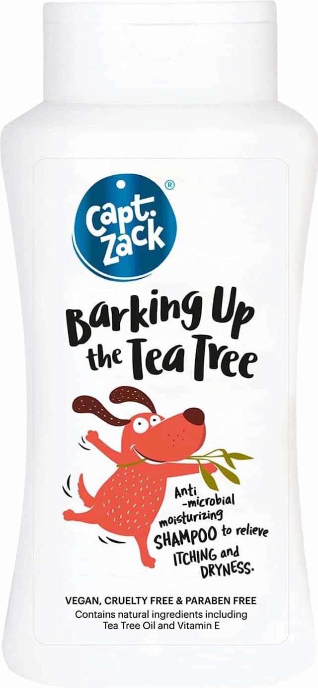 Captain Zack Barking Up The Tea Tree Anti-microbial Moisturizig Shampoo For Dogs, 200 Ml