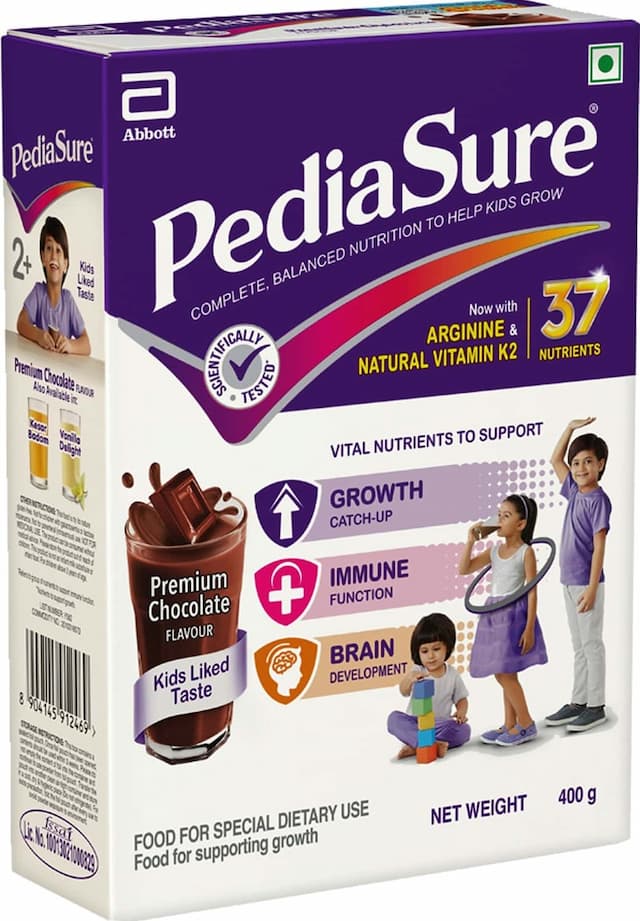 Pediasure Complete Balanced Nutrition To Help Kids Grow - 400 Gm (Chocolate)- Box