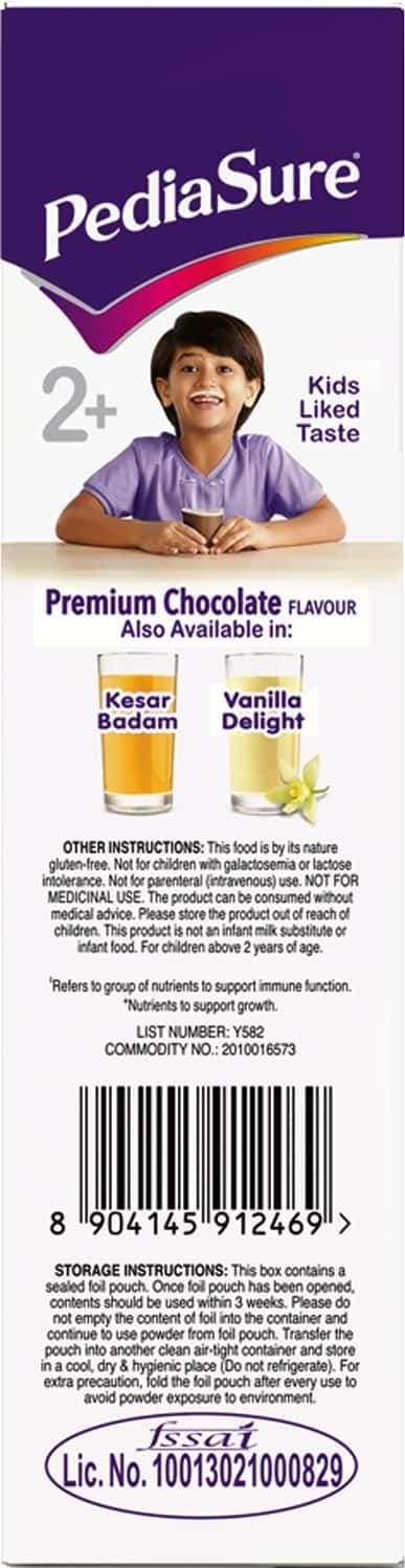 Pediasure Complete Balanced Nutrition To Help Kids Grow - 400 Gm (Chocolate)- Box