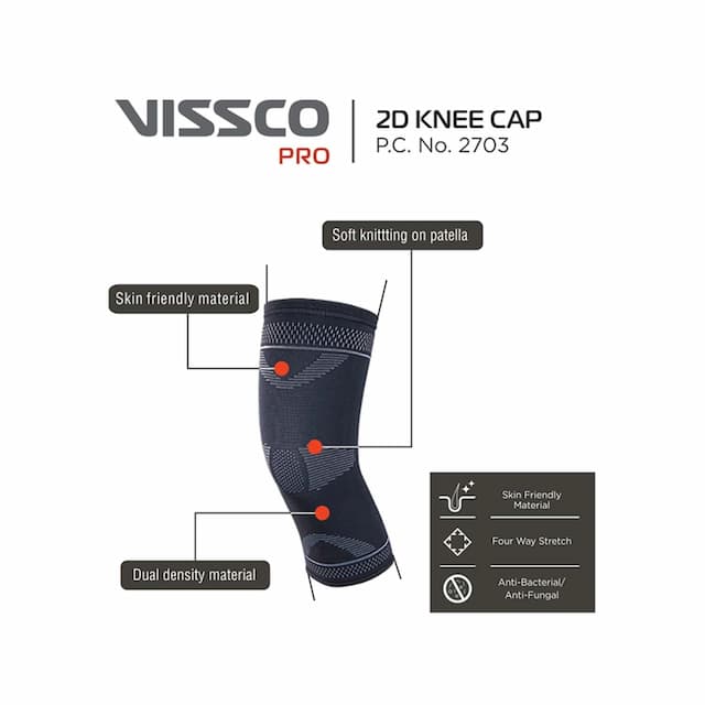 Vissco Pro- 2d Knee Cap - Xxl