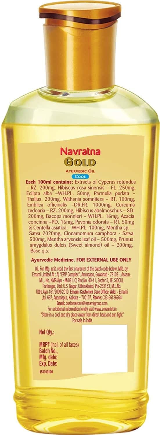 Navratna Gold Ayurvedic Oil - 200 Ml