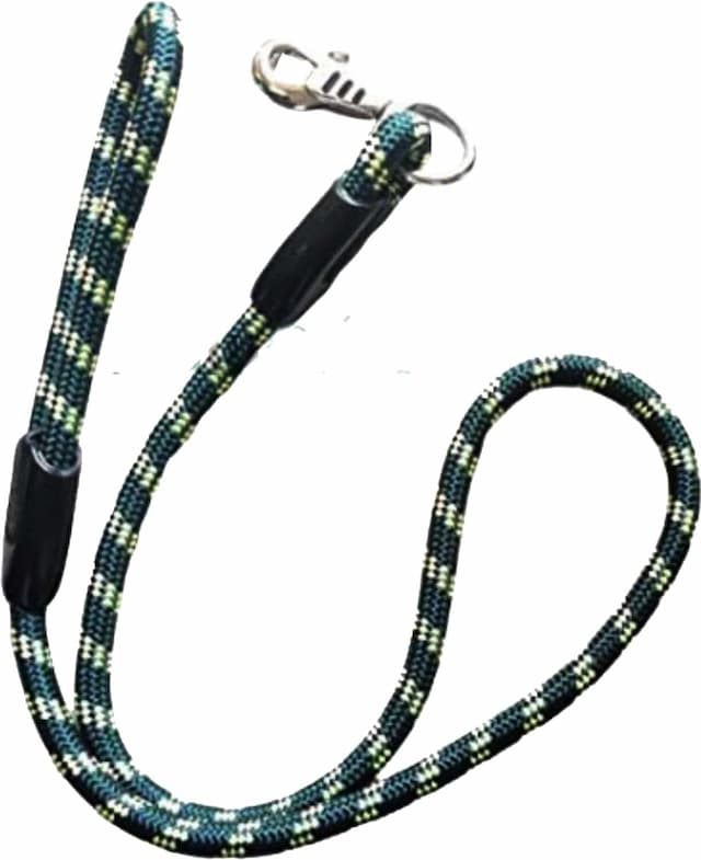 Pawcloud Nylon Rope Leash | For Medium & Large Dogs | Medium, 48 Inch | Green, 12mm