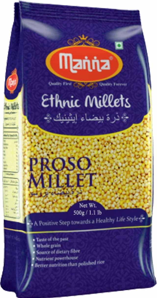 Manna Proso Millet 500g Pouch|Nutrition Food|Low Glycemic Index, Gluten Free
