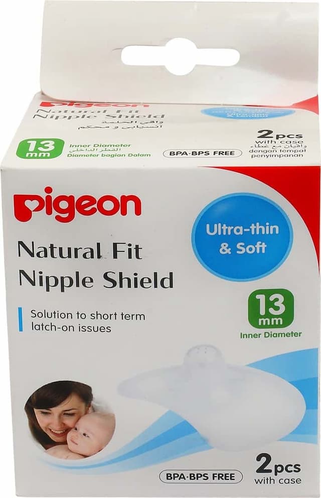 Pigeon Natural Fit Silicone Nipple Sheld L (13mm) 2pc