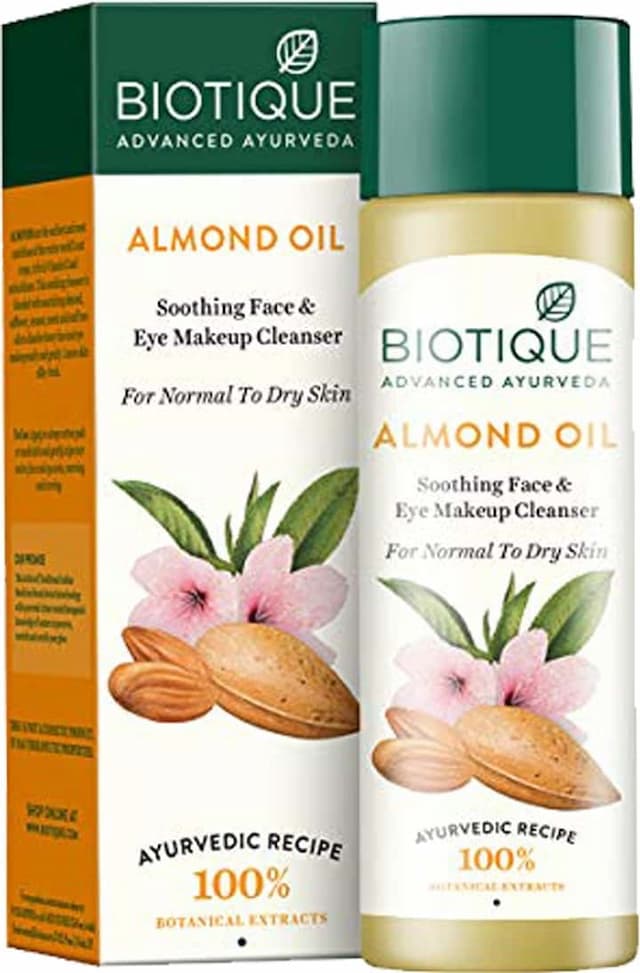 Biotique Bio Almond Oil Soothing Face & Eye Make Up Cleanser 120ml