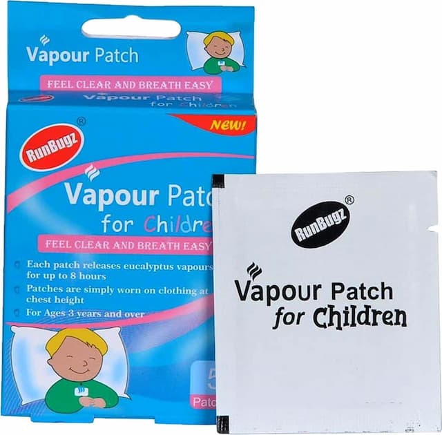 Runbugz Vapour Patch For Children, 5 Patches (Pack Of 1)