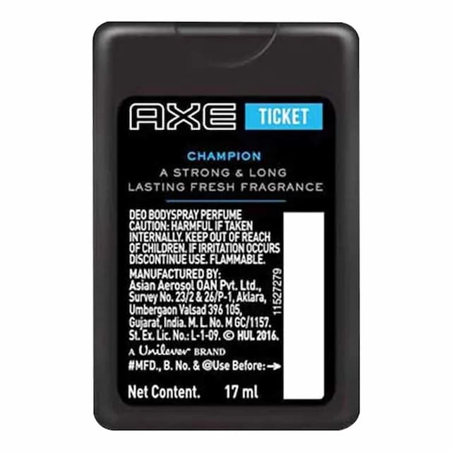 Axe Ticket Champion Perfume 17 Ml