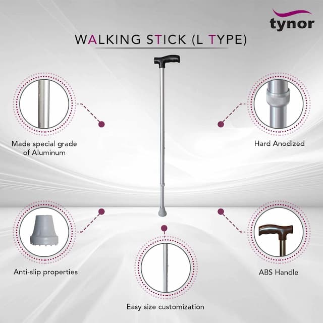 Tynor Walker Stick L Type