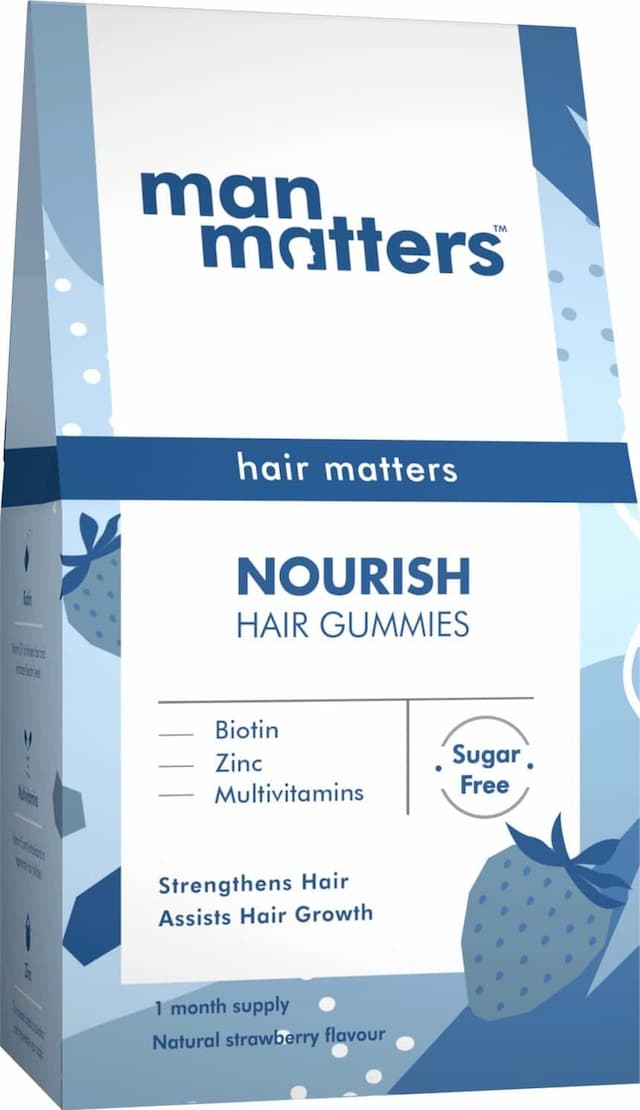 Man Matters Nourish Hair Gummies 30n
