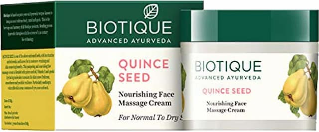 Biotique Bio Quince Seed Nourishing Face Massage Cream (For Normal To Dry Skin ) 50 Gm