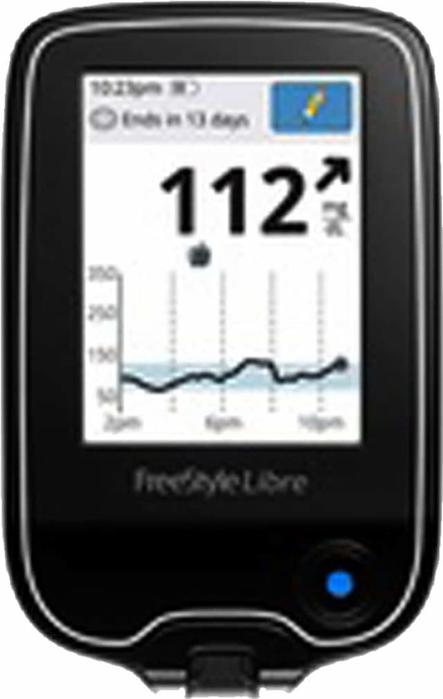 Freestyle Libre Reader Flash Glucose Monitoring System (Yellow) Glucometer