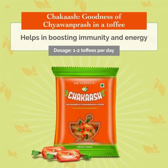 Dr. Vaidya'S Chakaash | Goodness Of Chyawanprash In Toffees | 50 Toffees