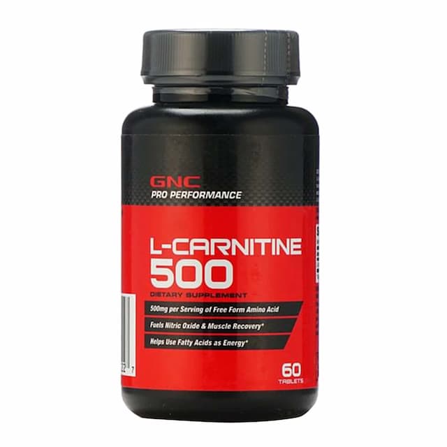 Gnc L-Carnitine 500 Mg Tablet 60