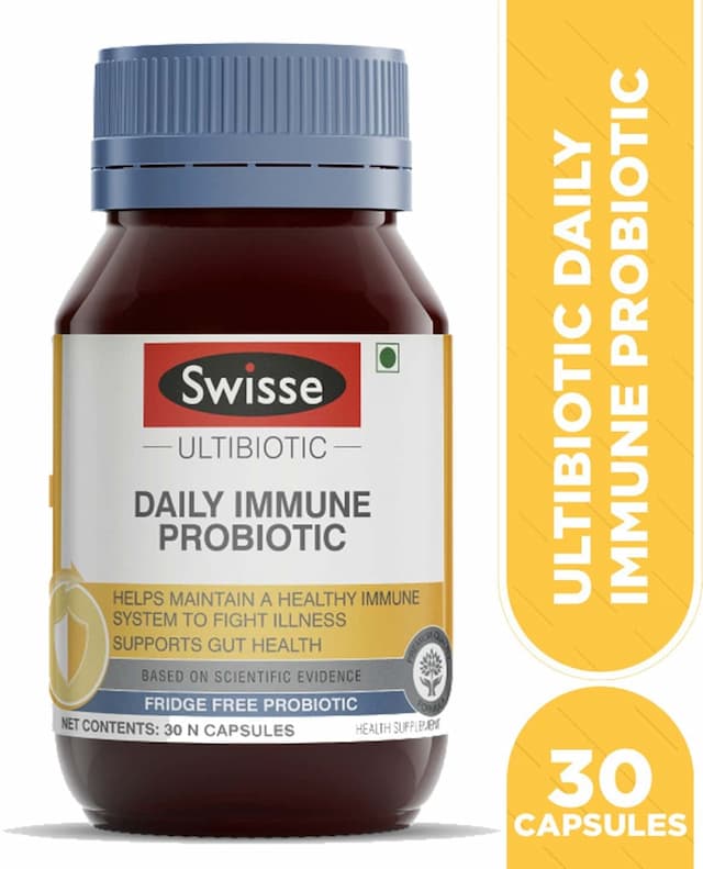 Swisse Ultibiotic Daily Immune Probiotic For Immunity & Gut Health 30 N Capsules