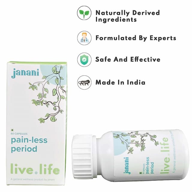 Janani Painless Period- 60tablets