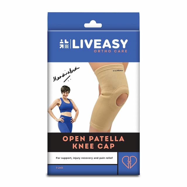 Liveasy Ortho Care Open Patella Knee Cap Xxl