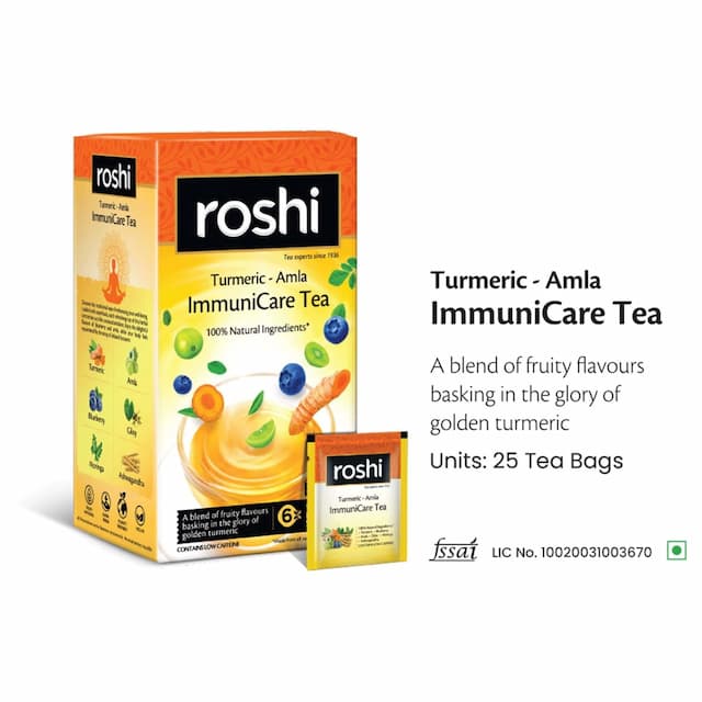 Roshi Immunicare Green Tea - 25 Tea Bags