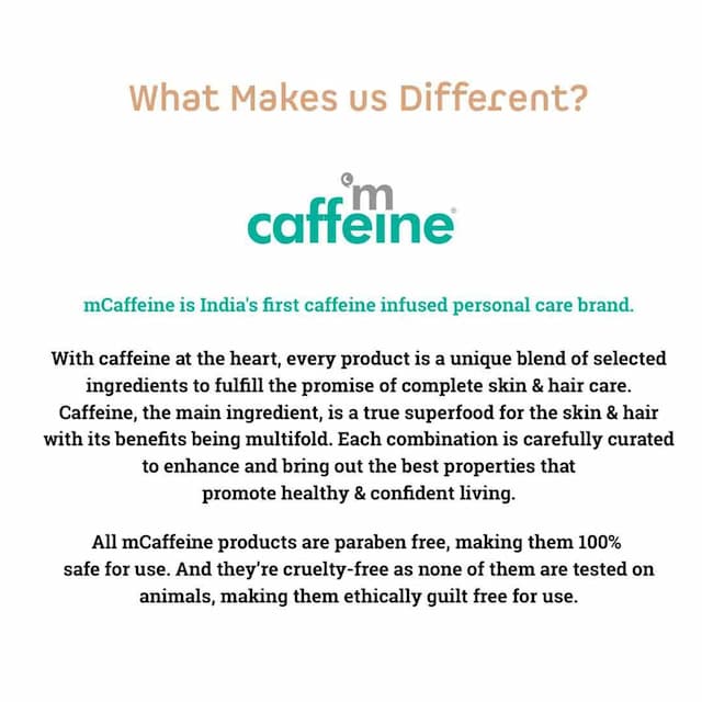 Mcaffeine Naked & Raw Cappuccino Coffee Face Scrub- 75gm